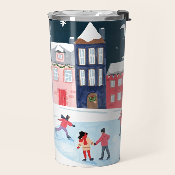 Christmas Village Travel Mug Gallery Image 2