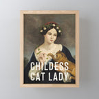 Childless Cat Lady Mini Art Print Gallery Image 1