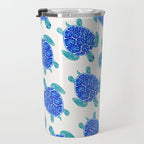 Sea Turtle - Blue Palette Travel Mug Gallery Image 3