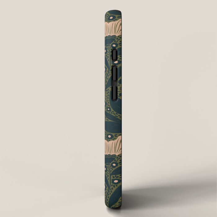 Pretty hand drawn floral pattern iPhone Case Gallery Image 2