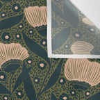 Pretty hand drawn floral pattern Wall Tapestry Gallery Image 3