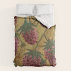 Strawberry Garden in Forest Green Comforter Gallery Image 6