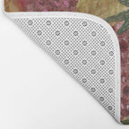 Strawberry Garden in Forest Green Bath Mat Gallery Image 2