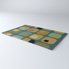 mid century modern geometric abstract pattern 23 Rug Gallery Image 3