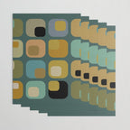 mid century modern geometric abstract pattern 23 Wrapping Paper Gallery Image 3