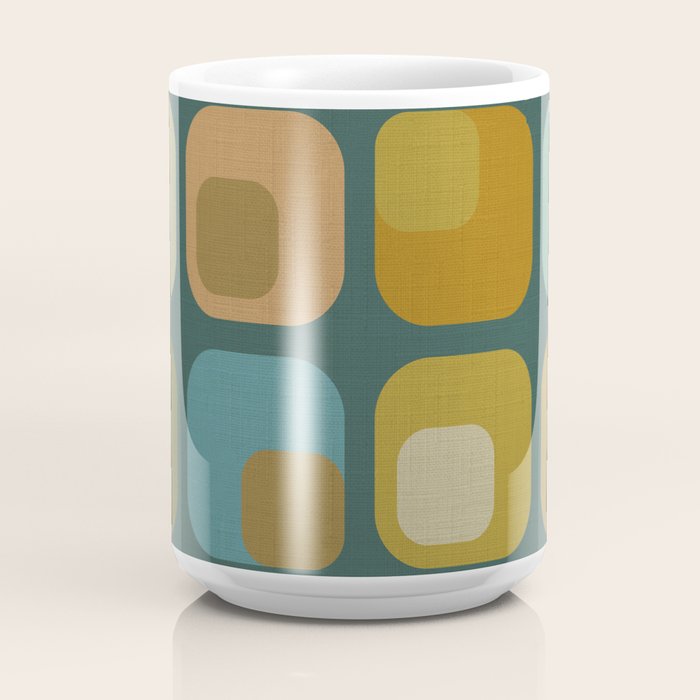 mid century modern geometric abstract pattern 23 Coffee Mug Gallery Image 4