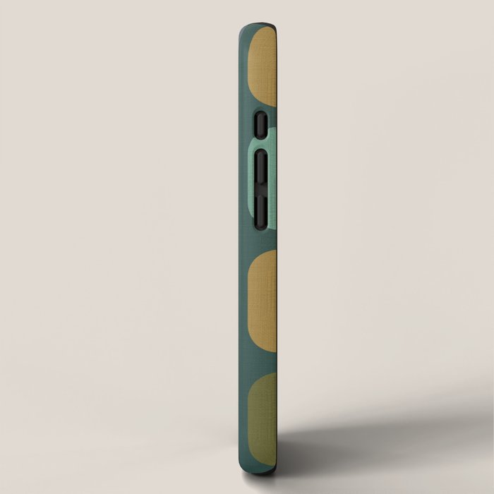 mid century modern geometric abstract pattern 23 iPhone Case Gallery Image 2