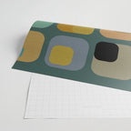 mid century modern geometric abstract pattern 23 Wrapping Paper Gallery Image 2