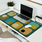 mid century modern geometric abstract pattern 23 Desk Mat Gallery Image 2