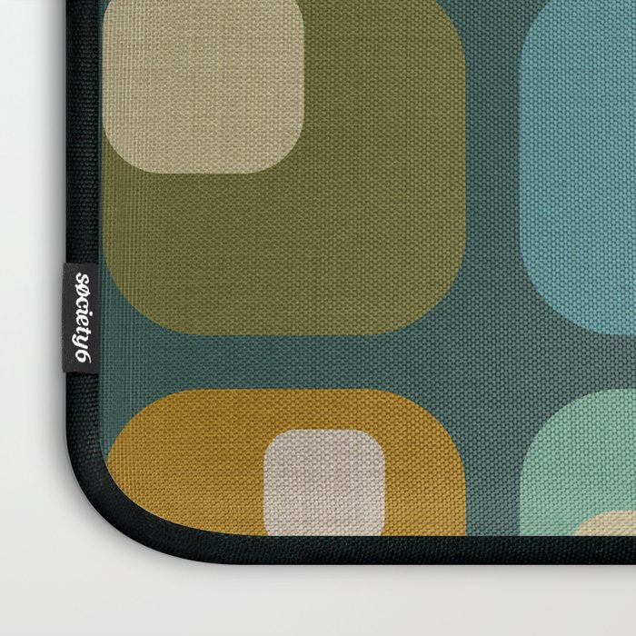 mid century modern geometric abstract pattern 23 Laptop Sleeve Gallery Image 3