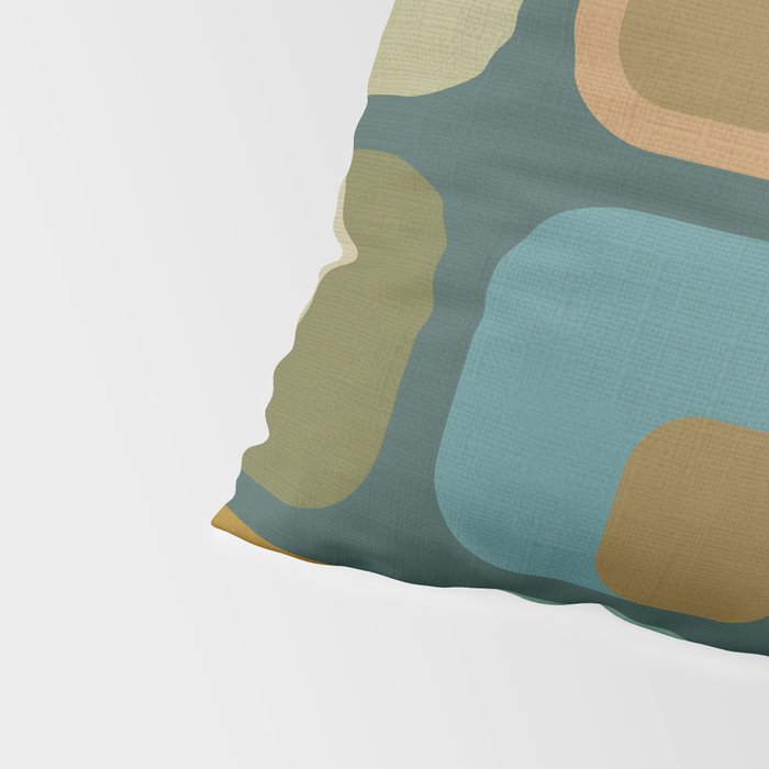 mid century modern geometric abstract pattern 23 Pillow Sham Gallery Image 4