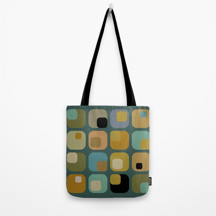 mid century modern geometric abstract pattern 23 Tote Bag Gallery Image 2