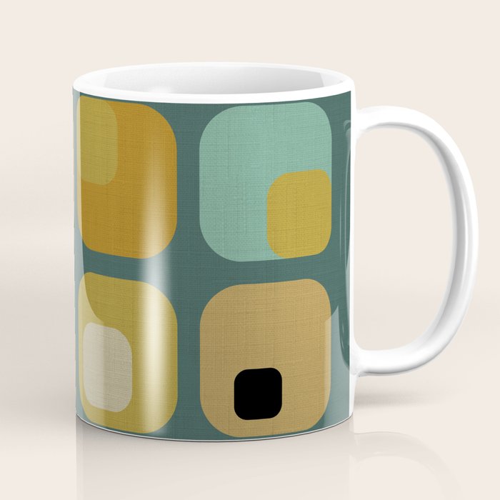 mid century modern geometric abstract pattern 23 Coffee Mug Gallery Image 1