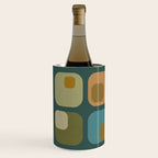 mid century modern geometric abstract pattern 23 Wine Chiller Gallery Image 2