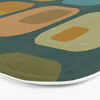 mid century modern geometric abstract pattern 23 Bath Mat Gallery Image 3