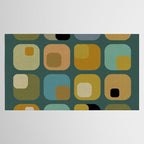 mid century modern geometric abstract pattern 23 Tablecloth Gallery Image 2