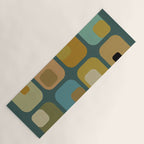 mid century modern geometric abstract pattern 23 Yoga Mat Gallery Image 1