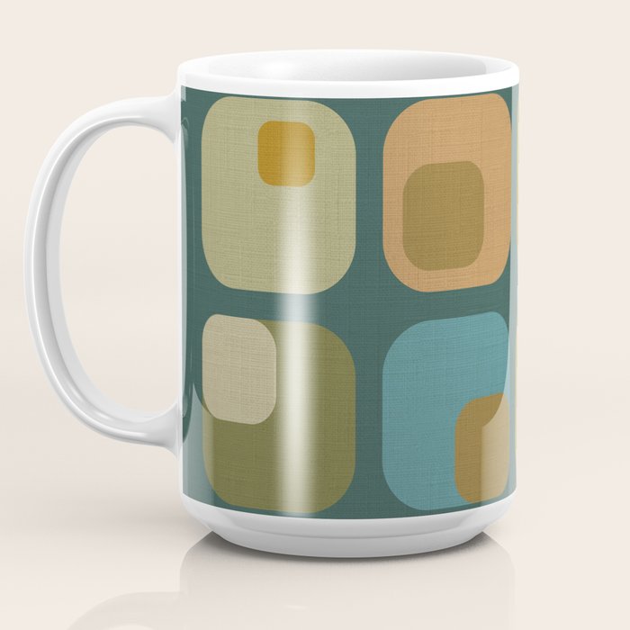 mid century modern geometric abstract pattern 23 Coffee Mug Gallery Image 3