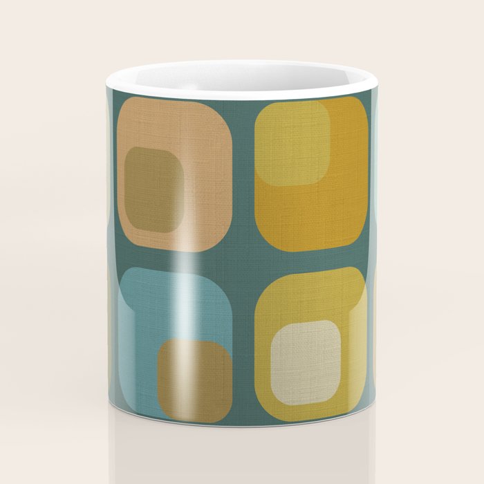 mid century modern geometric abstract pattern 23 Coffee Mug Gallery Image 4