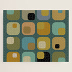 mid century modern geometric abstract pattern 23 Jigsaw Puzzle Gallery Image 1