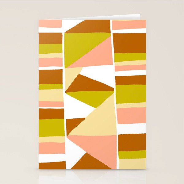 Sunwoven, sand and sage Stationery Card Gallery Image 1