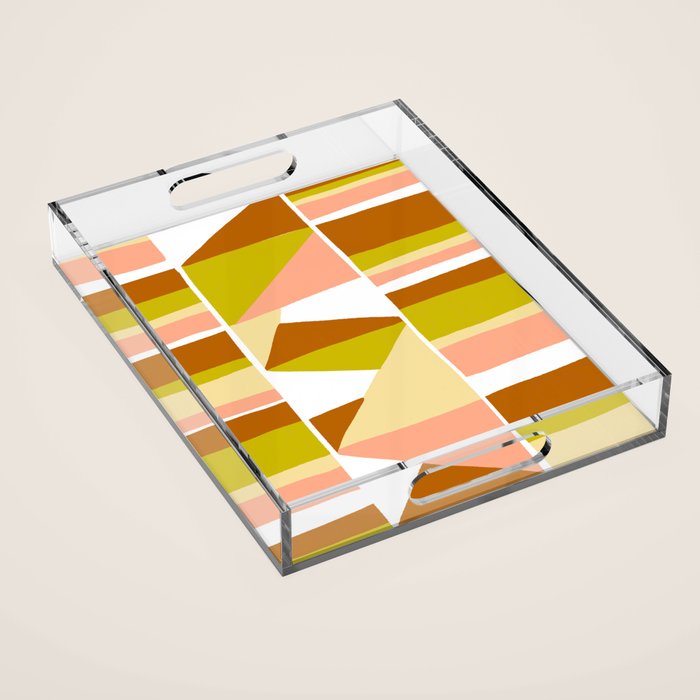 Sunwoven, sand and sage Acrylic Tray Gallery Image 1