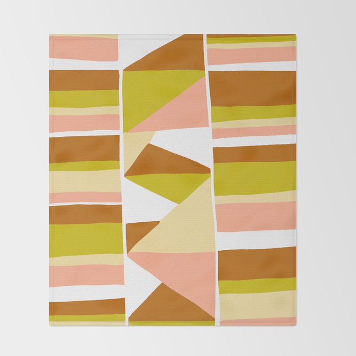 Sunwoven, sand and sage Throw Blanket Gallery Image 2