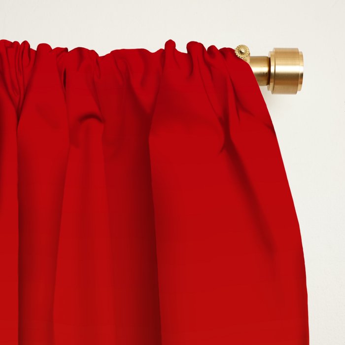 Red Orange Gradient Window Curtain Gallery Image 2