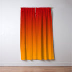 Red Orange Gradient Window Curtain Gallery Image 3
