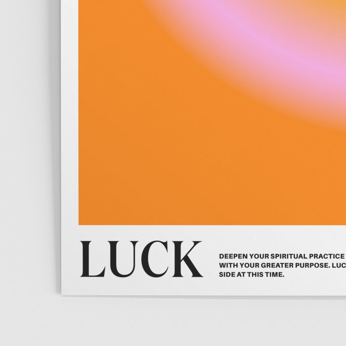 Gradient Angel Numbers: Luck Poster Gallery Image 3
