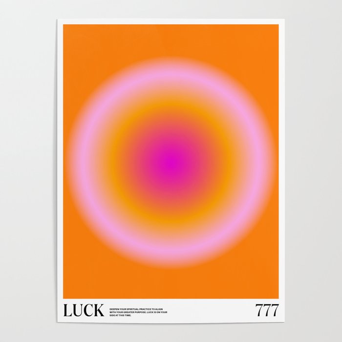 Gradient Angel Numbers: Luck Poster Gallery Image 4