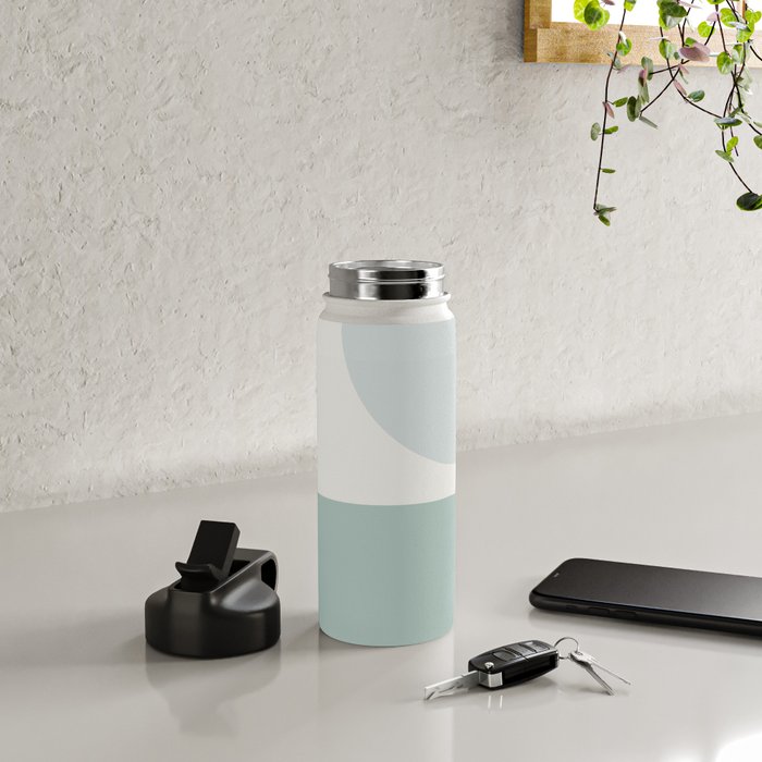 Modern Minimal Arch Abstract XXXV Water Bottle Gallery Image 4