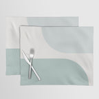 Modern Minimal Arch Abstract XXXV Placemat Gallery Image 1