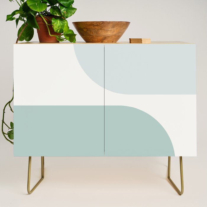 Modern Minimal Arch Abstract XXXV Credenza Gallery Image 1