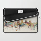 cleveland ohio skyline Laptop Sleeve Gallery Image 2
