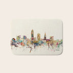 cleveland ohio skyline Bath Mat Gallery Image 1