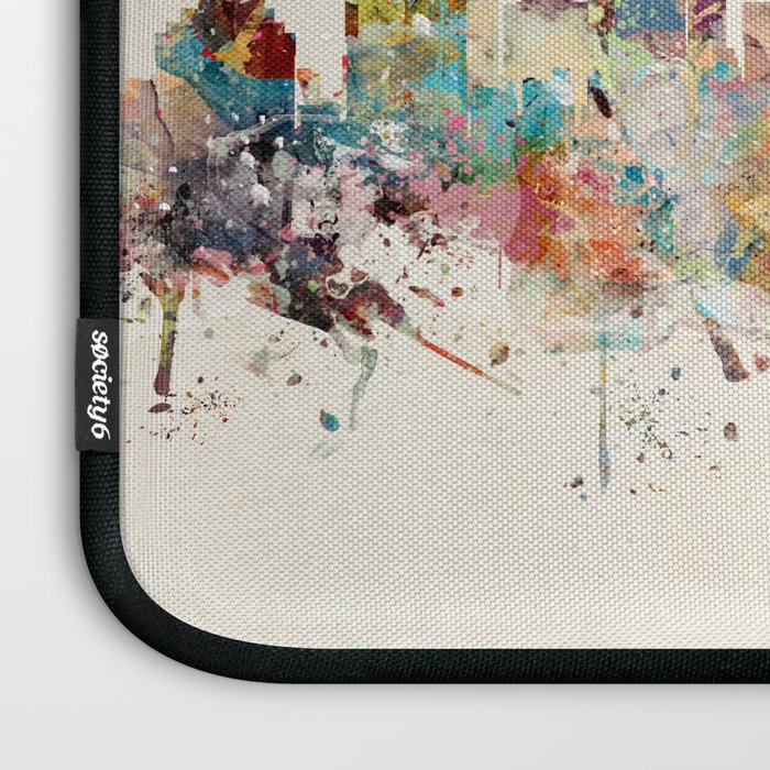 cleveland ohio skyline Laptop Sleeve Gallery Image 3