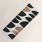 Mid-Century Modern Pattern No.7 - Concrete and Wood Yoga Mat Gallery Image 1