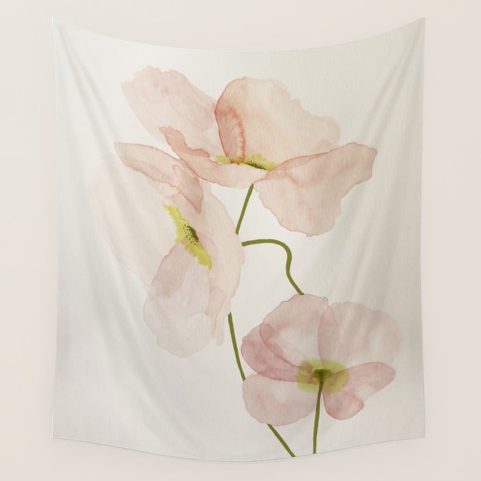 Silk Poppies Wall Tapestry Gallery Image 1