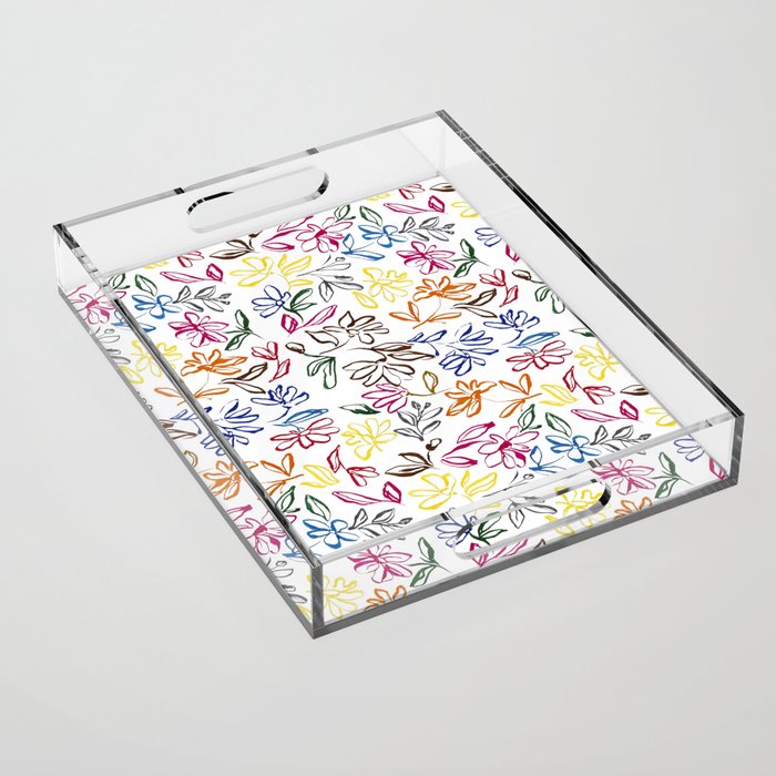 Picasso Dancing Flowers Acrylic Tray Gallery Image 1