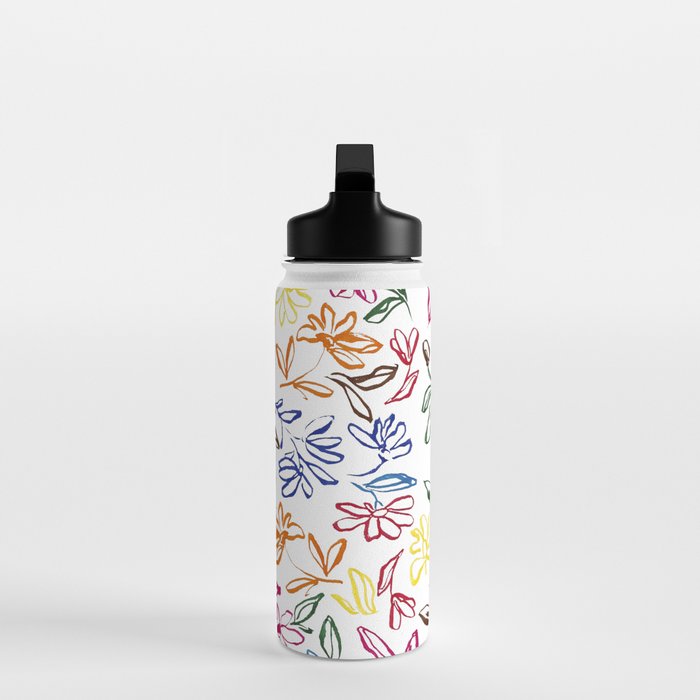 Picasso Dancing Flowers Water Bottle Gallery Image 3