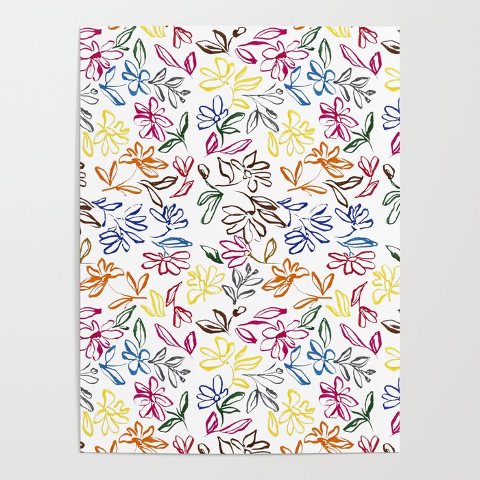 Picasso Dancing Flowers Poster Gallery Image 1