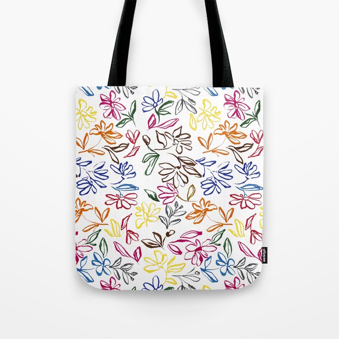 Picasso Dancing Flowers Tote Bag Gallery Image 1