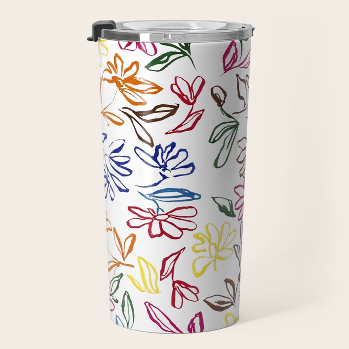 Picasso Dancing Flowers Travel Mug Gallery Image 3