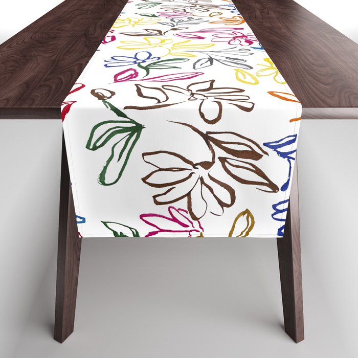 Picasso Dancing Flowers Table Runner Gallery Image 1