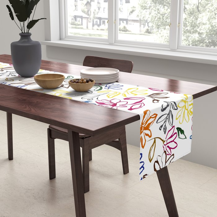 Picasso Dancing Flowers Table Runner Gallery Image 2