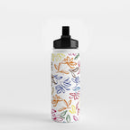Picasso Dancing Flowers Water Bottle Gallery Image 2