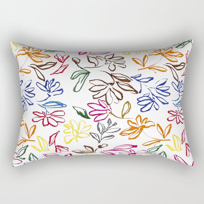 Picasso Dancing Flowers Rectangular Pillow Gallery Image 2