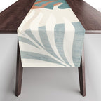 Abstract Art Tropical Leaves  Table Runner Gallery Image 1