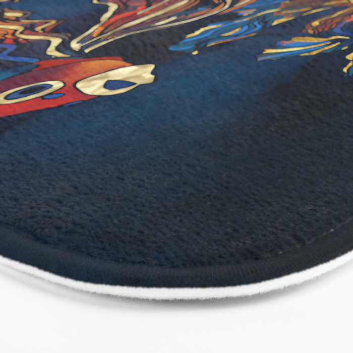 Metallic Betta Fish Bath Mat Gallery Image 3